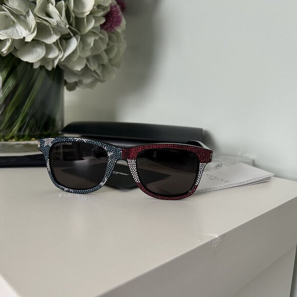 Yves Saint Laurent X Swarovski American Pop Wayfairer Sunglasses main image 4